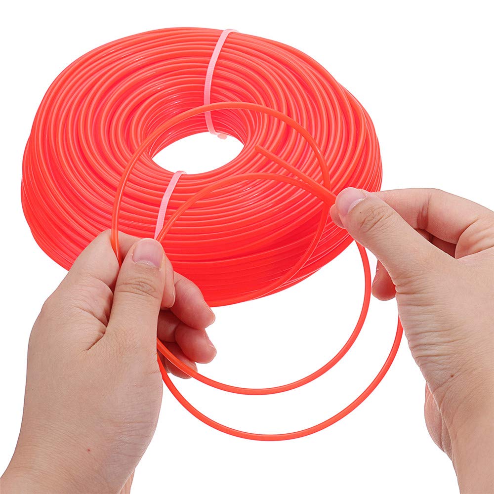 2.4 / 3Mm 139 Linea di taglio della falciatrice per erba Linea di filo di nylon Filo tondo per decespugliatore Linea di decespugliatore - 2.4Mm