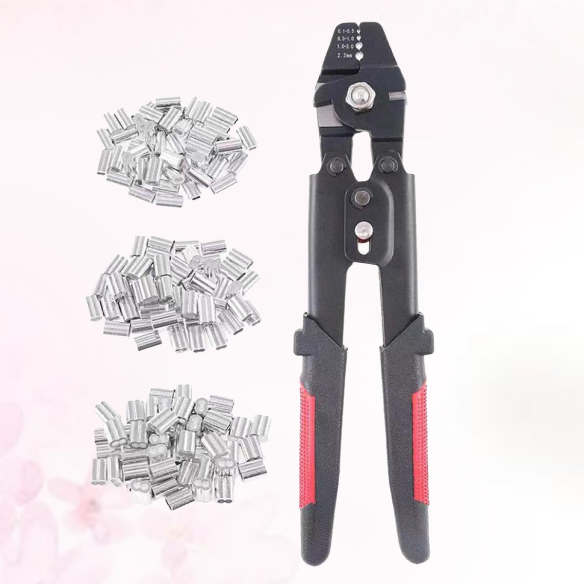 Holibanna 1Pezzi Strumento Crimpatura Filo con Puntale Alluminio e Maniche Pinza Crimpare per Metalliche Design Ergonomico e Antiscivolo Resistente Alla Corrosione