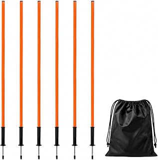 5FT Agility Training Poles, Adjustable Speed and Agility Training Equipment Sports Training Sticks