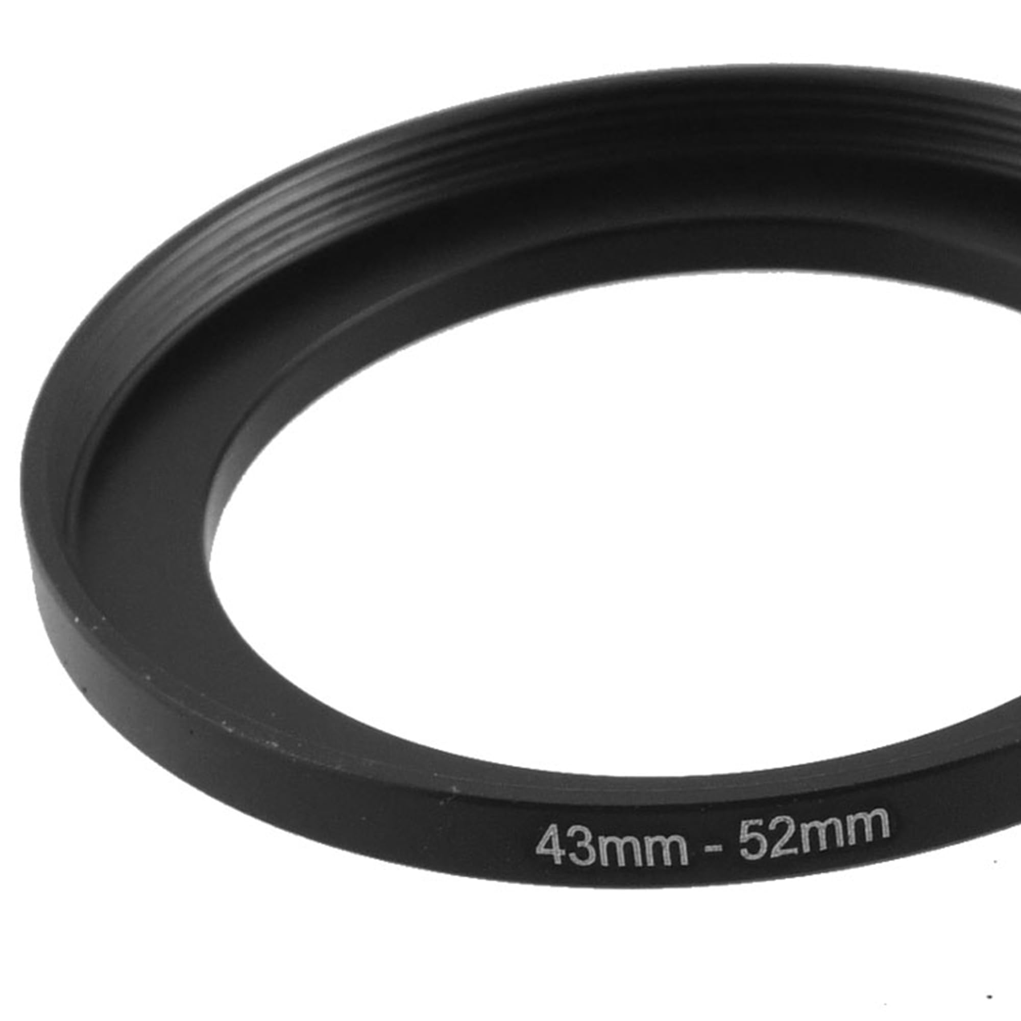 Sourcingmap Metalowy adapter pierścienia filtrującego Step Up, 43 mm do 52 mm step-up, filtry pierścieniowe do osłony obiektywów aparatu, aluminiowe pierścienie krokowe aparatu 43 mm do żeńskiego, 52