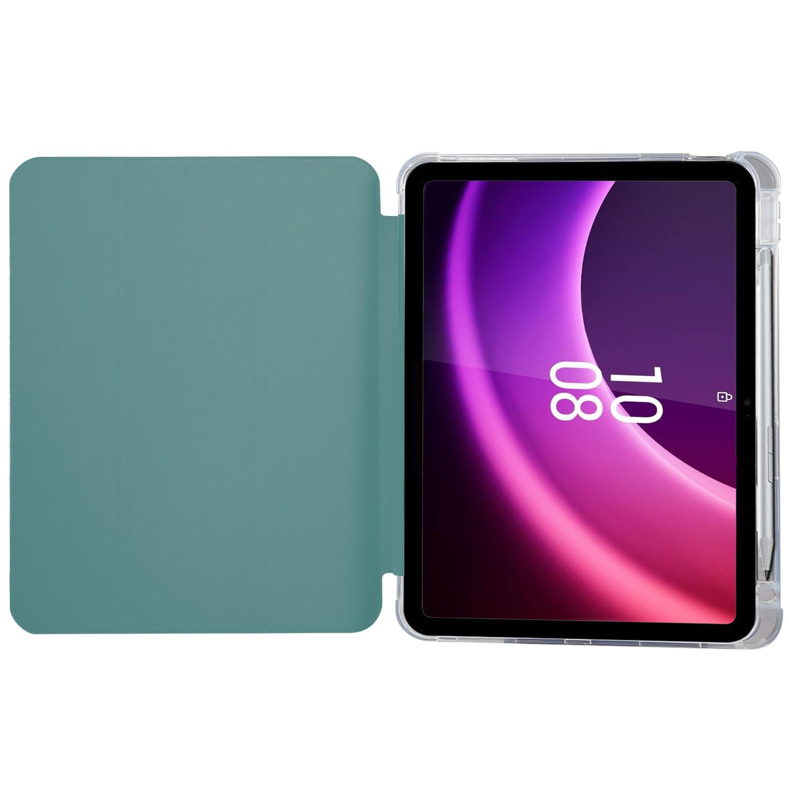 Vakarey per Lenovo Tab M11 Cover con Portapenne,Ultra Sottile Intelligente per Custodia Tablet Lenovo Tab M11,Grigio