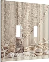 Vista 109 de Placa Cubierta de Interruptor de Luz de Palanca Individual con Diseño de Flor Botánica en Tablero de Madera Rústico Estilo Granja - Placa de Pared