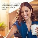 PHILIPS Audio TAE1159GD/00 in-Ear Wired Earphones with C-Type Jack, 10mm Drivers, Inline Mic, Powerful Bass and Clear Sound, Tangle Free 1.2m Cable and 3 x Inter Changeable Ear Tips (Gold) gallery image