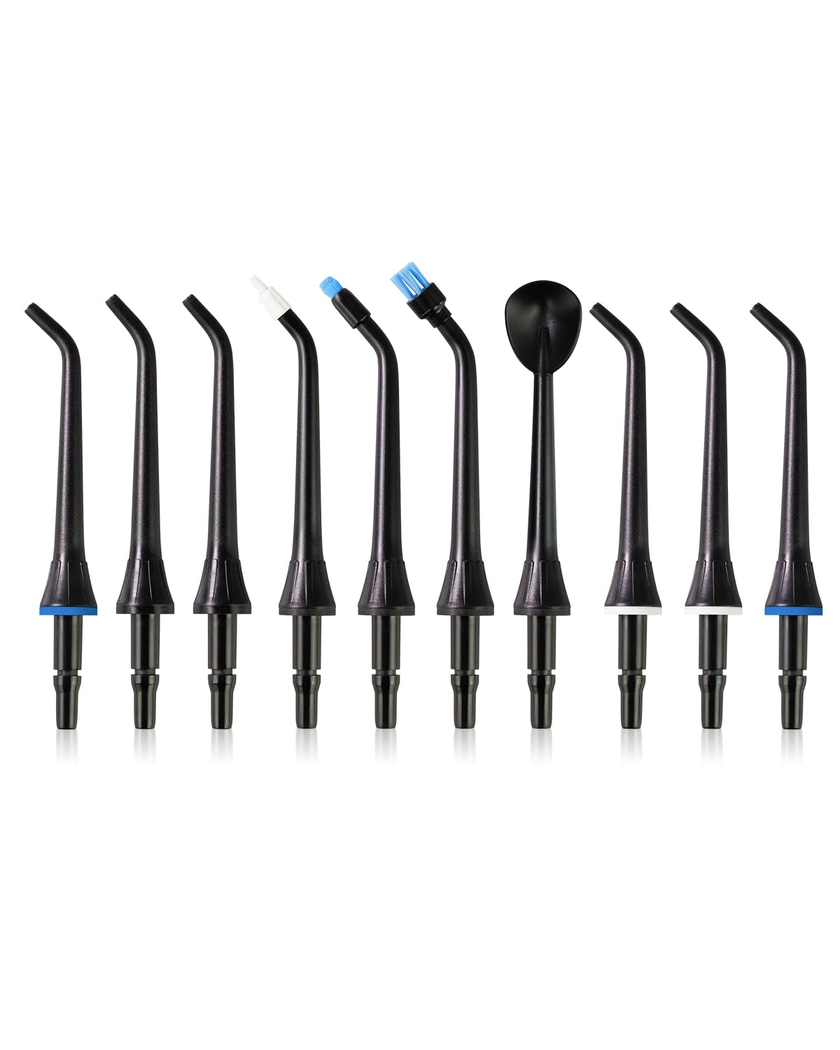 MySmile 10 Pcs Replacement Jet Tips Water Dental Flosser, Oral Irrigator Nozzle Set & Storage Case, Compatible MySmile Cordless Select LP211 and LP221