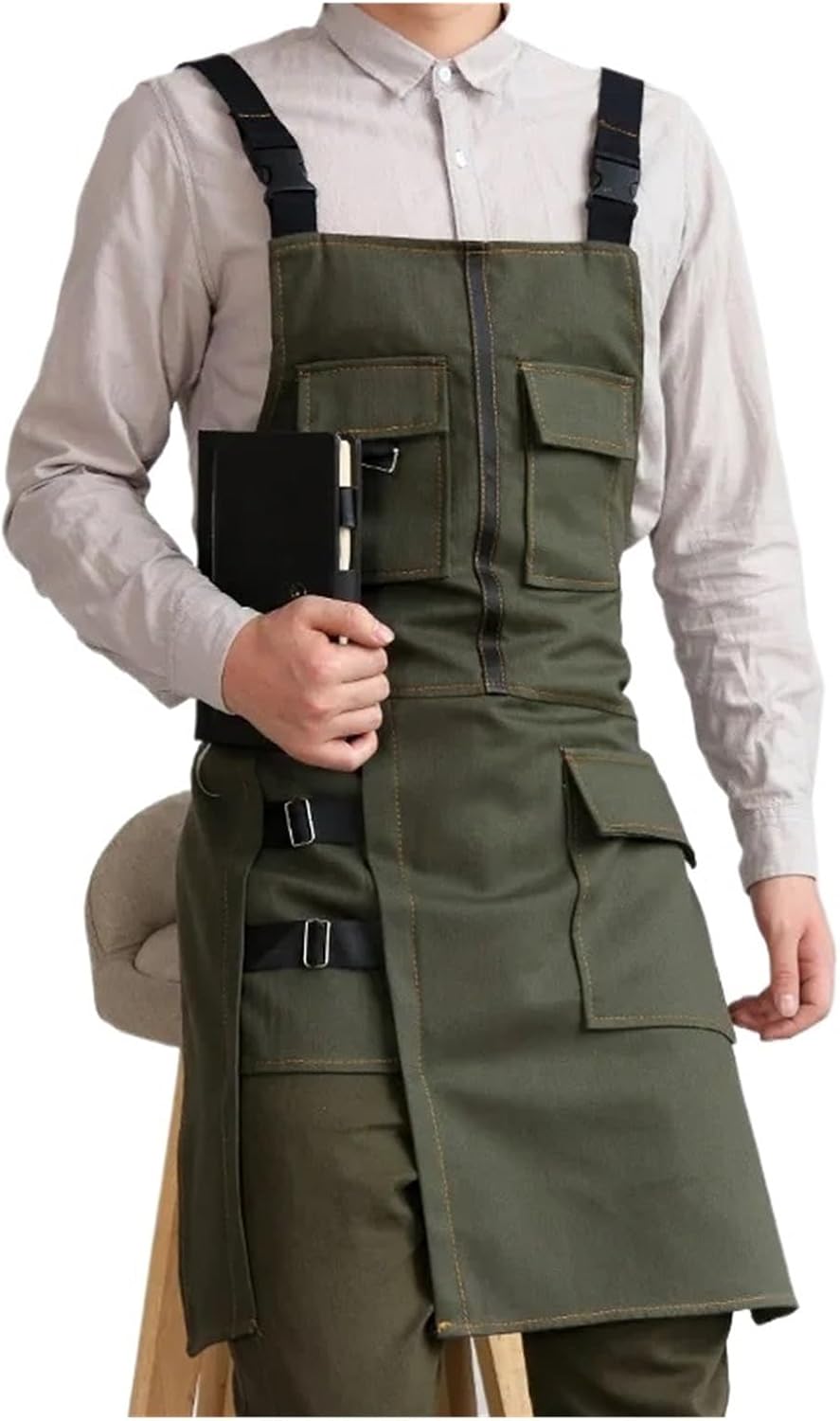 Tool Apron Work Apron for Men and Women Milk Tea Shop Hairstylist Gardening Restaurant Waiter Clothes Kitchen