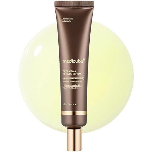 Medicube Deep Reviving Bakuchiol Retinol Suero Facial - Suero Facial Anti-Envejecimiento de 4 Generación de Retinol y Bakuchiol - Combate Líneas