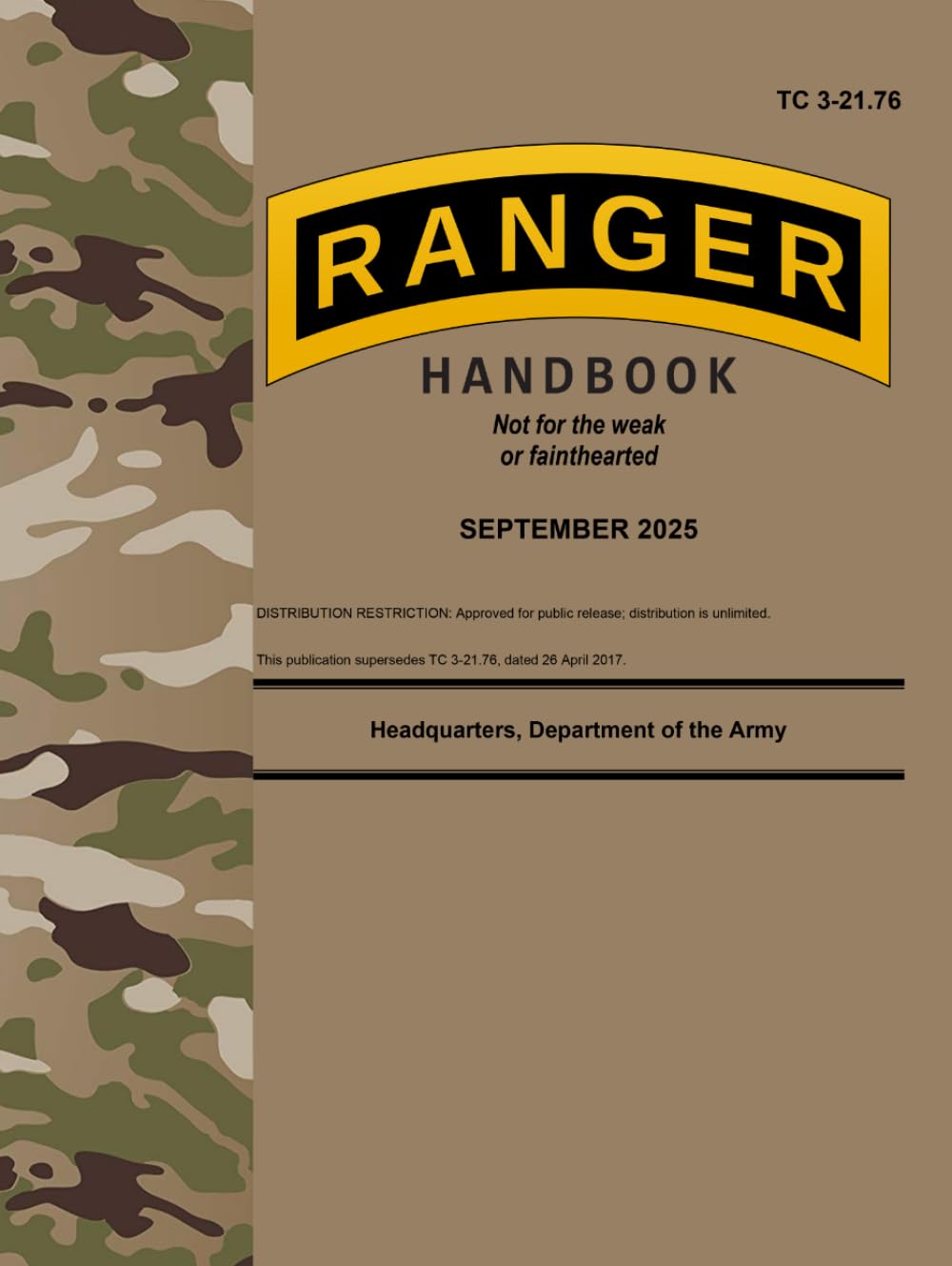 TC 3-21.76 Ranger Handbook - Sep. 2025