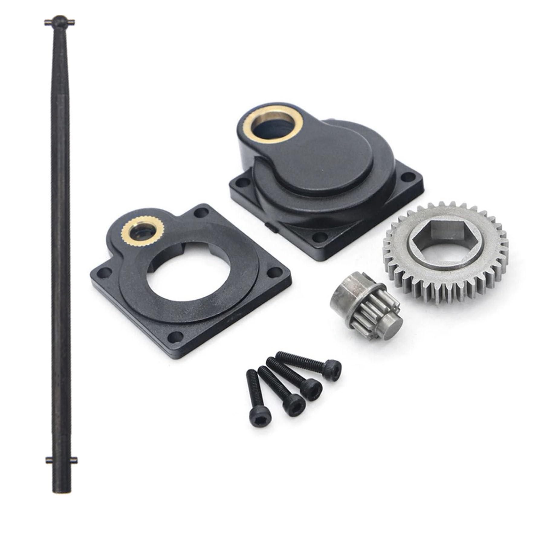 Chanjorlin RC Electric Power Starter E-Start Backplate Nitro Engine Back Cover 11011 & 11003 Drill Starter Wand Power Starter Shaft Rod Pin End Kit