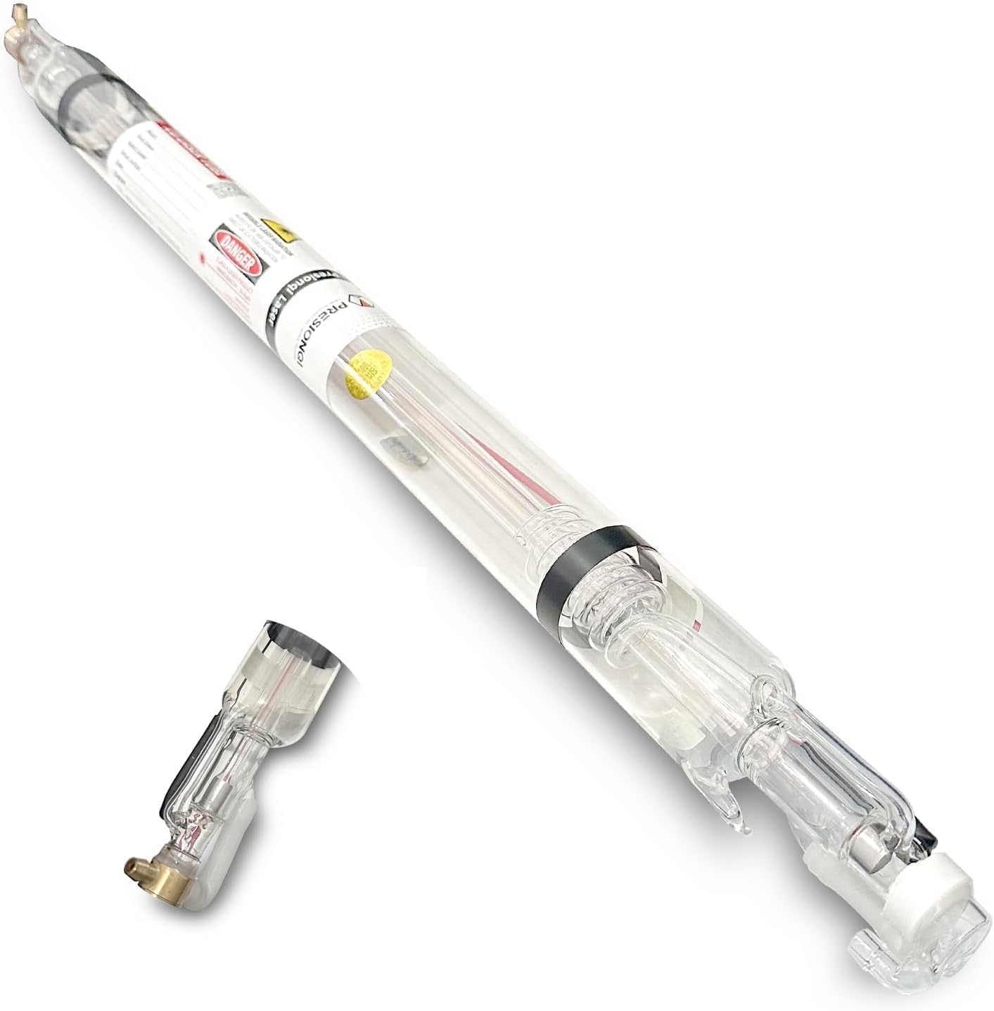 PRESIONQI 40W 45W CO2 Laser Tube 700mm D50mm with Metal Head, for Laser Cutter Laser Engraving Cutting Machine