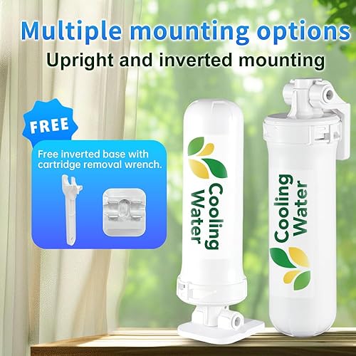 Miniatura 7 de CW-CF Filtro 5 en 1 para debajo del fregadero, no requiere perforación, filtro respetuoso con el medio ambiente que reduce el plomo, cloro, mal