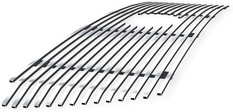 APS Compatible with Toyota Tundra 2010-2013 with Logo Show Main Upper Stainless Steel SS Chrome Billet Front Grill Grille Insert S18-A81766T