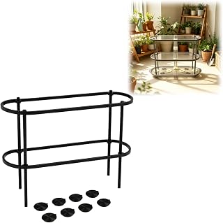 Plant Support Stand and Grow Deck Hole Covers Compatible with AeroGarden Bounty, Stackable Plant Height Support Frame Kit for Indoor Garden Systems