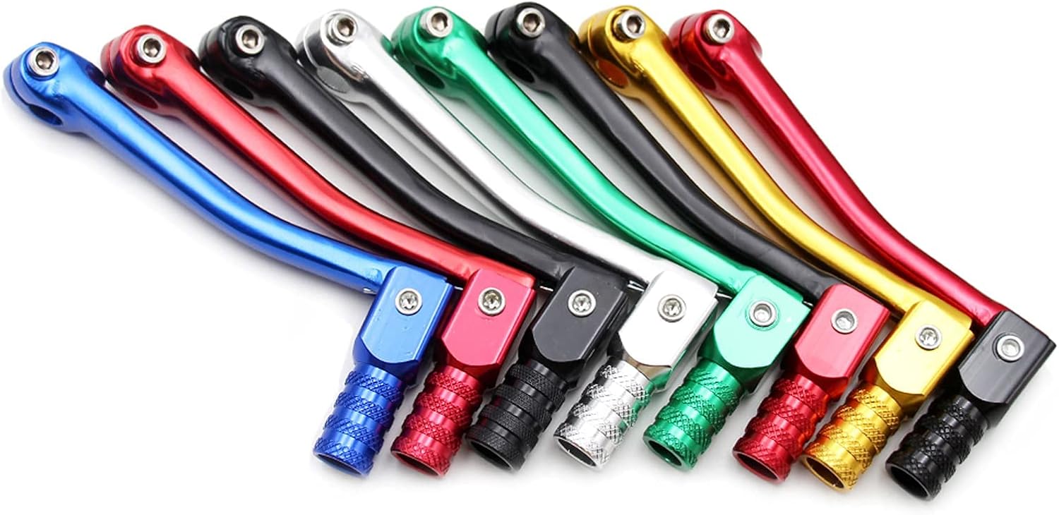 PRO BAT Folding Gear Shift Lever CNC Aluminum Gear Shifter for 50cc-125cc Taotao Apollo SSR Kayo Pit Dirt Bike Motorcycle XR50 CRF50 CRF70 Black