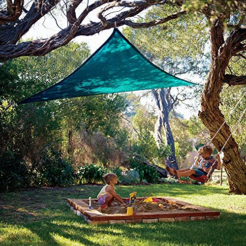 Voile d'ombrage triangulaire contre la chaleur et bâche de balcon