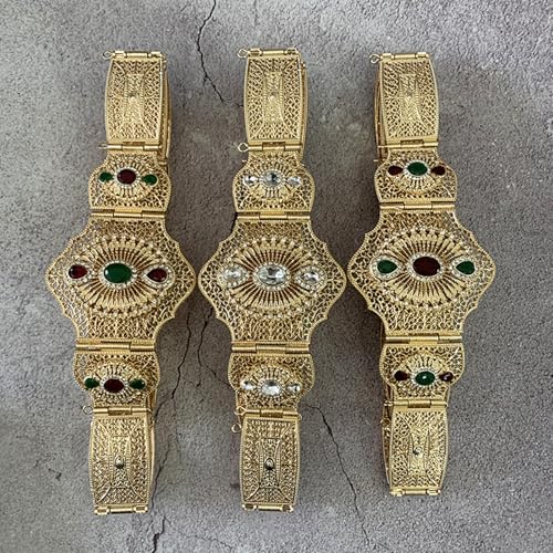 Traditional Waist Belt Russian Caucasus Costume Crystal Belt For Stage Performances Elegant Wedding Bride Waistband4