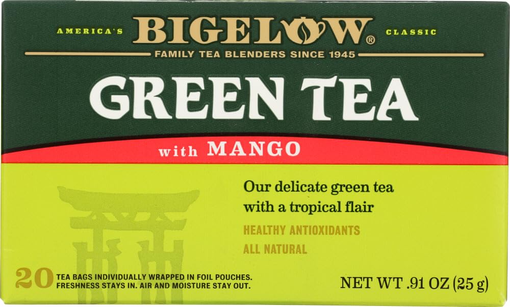 Bigelow Tea Grn Mango, 20 Bg
