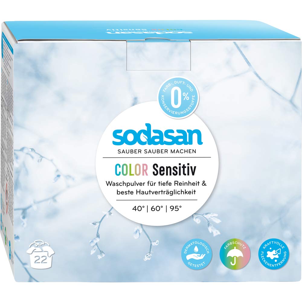 Sodasan Bio Comfort sensitiv Waschpulver (6 x 1,20 kg)