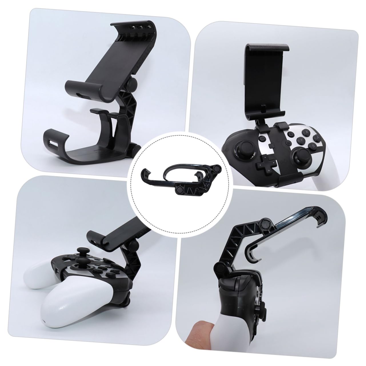 jojofuny 5pezzi Supporto Per Gamepad Switch Pro Controller Accessorio Pratico Per Console Di Gioco Facile Da Installare e Compatibile Con Diverse Scrivanie