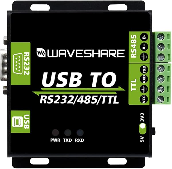 Waveshare USB to RS232/485/TTL Interface Converter Power and ADI magnetical Industrial Isolation - 1