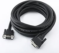 Vista 8 de DTech Cable VGA a VGA de 5 pies para proyector de monitor de computadora 1080p de alta resolución (4.9 ft)