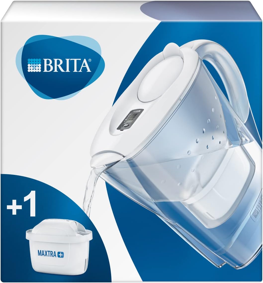 Marella fridge water filter jug for reduction of chlorine, limescale and impu… thumbnail 2