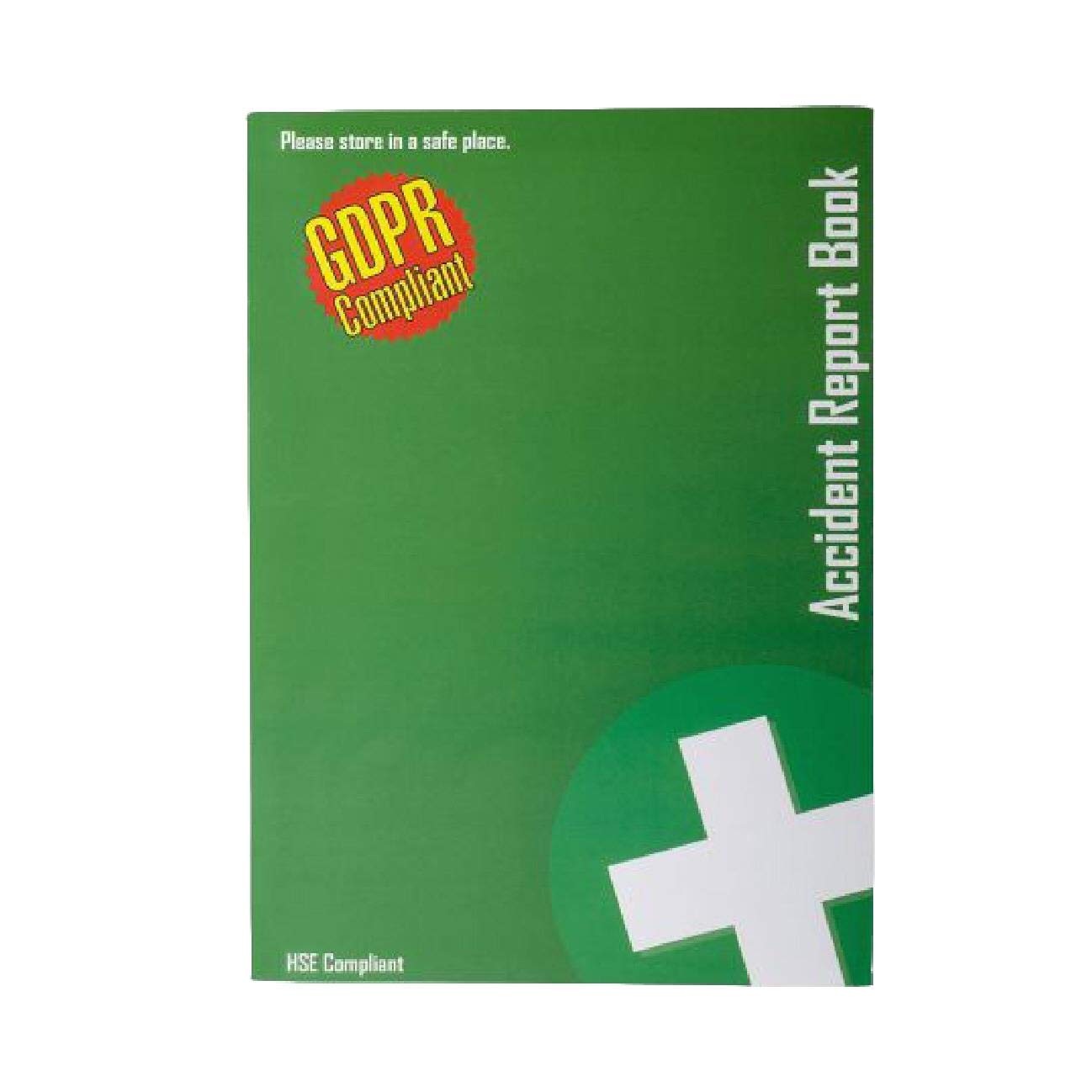 HomeSmart A5 Accident Injury Report Book Compliant with GDPR & HSE Compliance Essential for Injury Documentation, 20 Detailed Pages for Workplace Safety Complies with the Data Protection Act (1998)