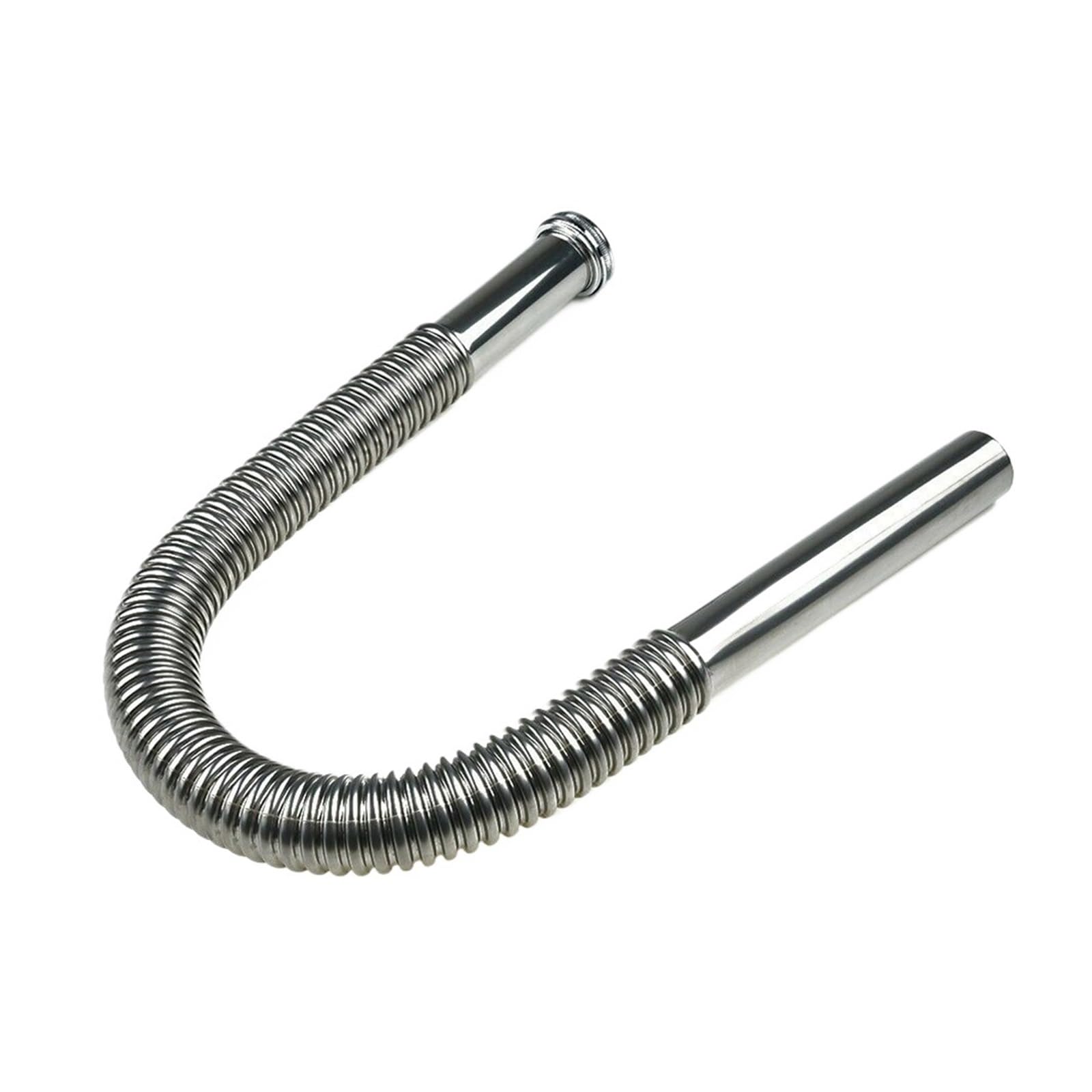 Qjzkwxalmp White 80Cm Sink Drain Hose Siphon Waste Flexible Pipe