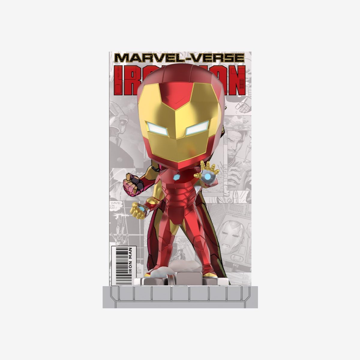 POP MART Marvel Iron Man A Journey Through Armors Series Blind Box Figure, Avengers Collectible Mystery Toy, Tony Stark Vinyl Figurine, Gift for Marvel Fans Boys Men, Blind Box, Pack of 1