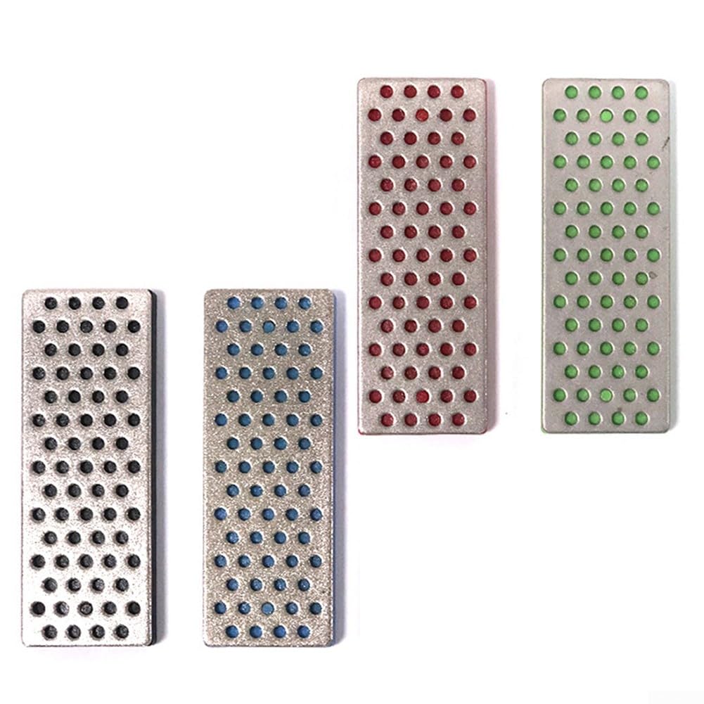 4 Pack Diamond Hand Polishing Pads, Snowboard Edge Tuner, Snowboard Tool, Edge Polishing Tool, Ski Edge Sharpener Tuner Side Ski Angle Tool