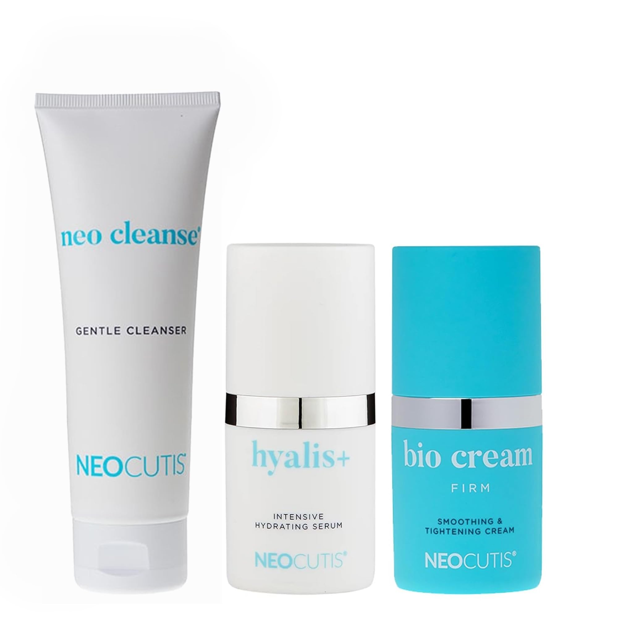 NEOCUTIS Hyalis Intensive Hydrating Serum (15 ml) + Neocleanse Gentle Skin Cleanser (125 ml) + Bio Cream Firm Smoothing Tightening Cream (15 ml)