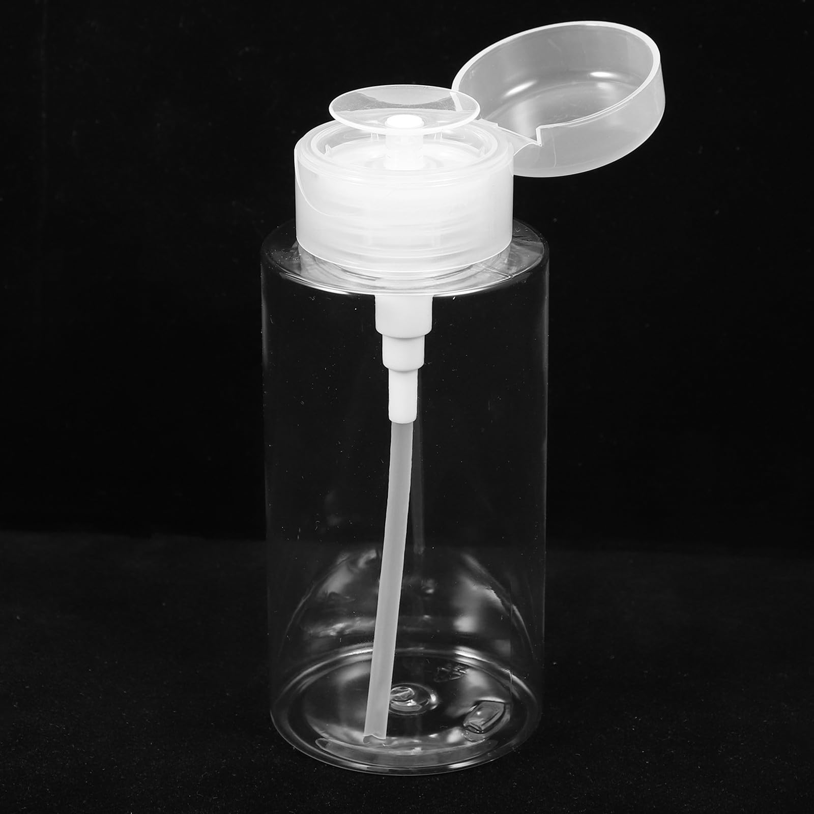 SHOWERORO Pompa Dosatrice Liquido 300 Ml 2 Flaconi Vuoti Ricaricabili per Struccante e Smalto Cosmetici da Viaggio