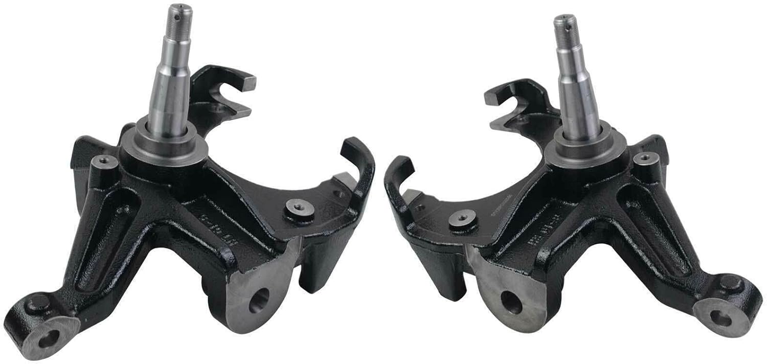 2.5" Drop Spindles Front Suspension Lowering Kit for 1973-1987 Chevy C10 2WD w/ 1" Rotor