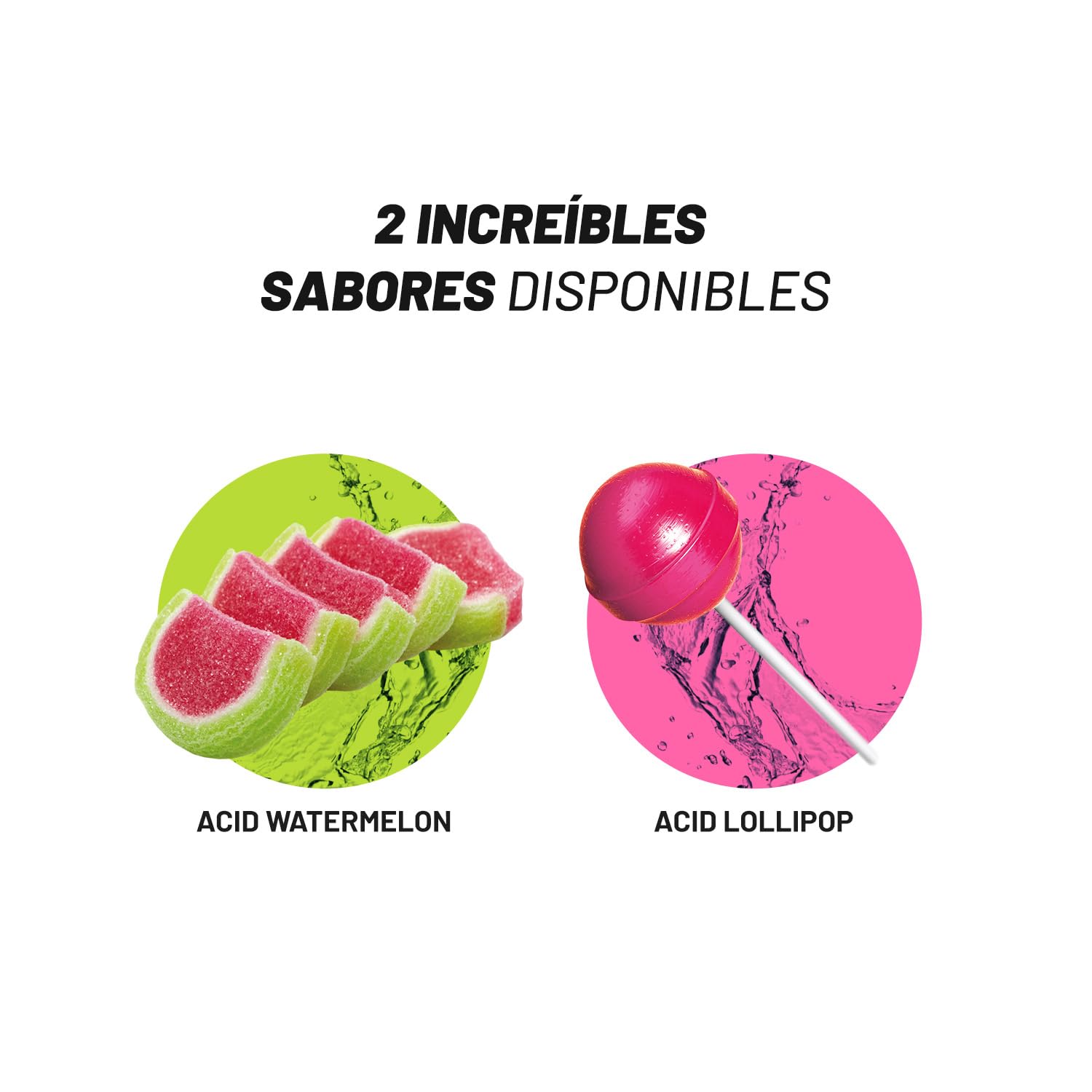 BIG - Pre Entreno Gimnasio - 30 Tomas - Pre Workout Potente con Nootropicos - Pre Entreno Fuerte con 300 mg Cafeina - Aumenta la Concentración y Reduce la Sensación de Fatiga (150g, Acid Lollipop)