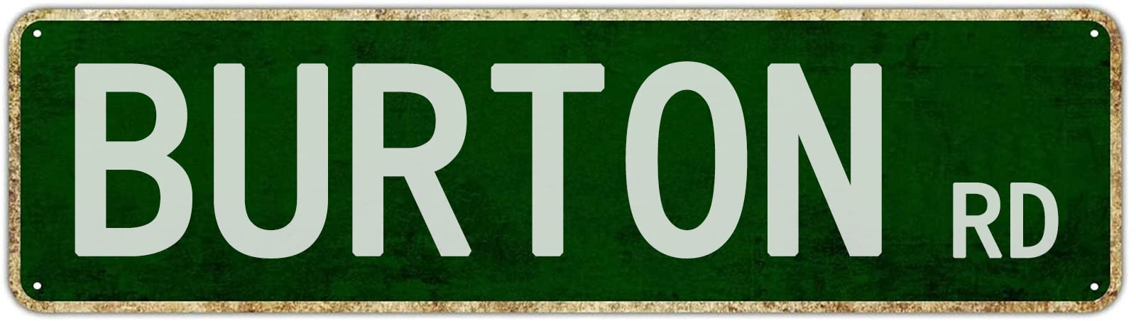 Burton Road Retro Tin Signs Aluminum Metal Sign Quotes Home Kitchen Pub Club Wall Yard Outdoor Porch Decor 4x16 Inch