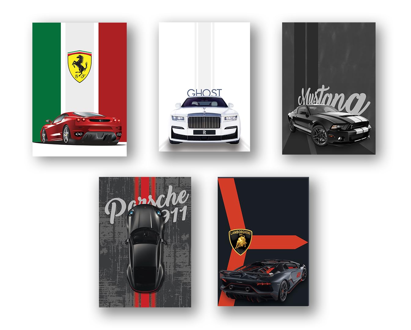 Dynamis Sports Super Car Vertical Wall Paper Poster Pack - Set of 5, A4 Size, 9x12 inch Unframed Art Prints - Home, Bedroom, Living Room & Decor - Aesthetic, Matt Finish (B0BHL6Y6HX) Amazon Price History, Amazon Price Tracker