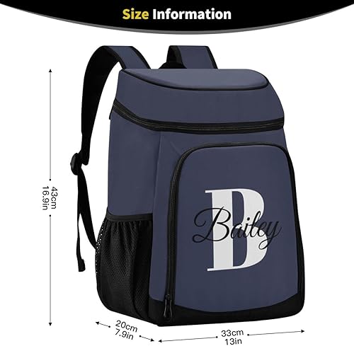 Miniatura 2 de Mochila enfriadora personalizada a prueba de fugas, hielera personalizada con aislamiento para el almuerzo, 30 latas, enfriadores de campamento para