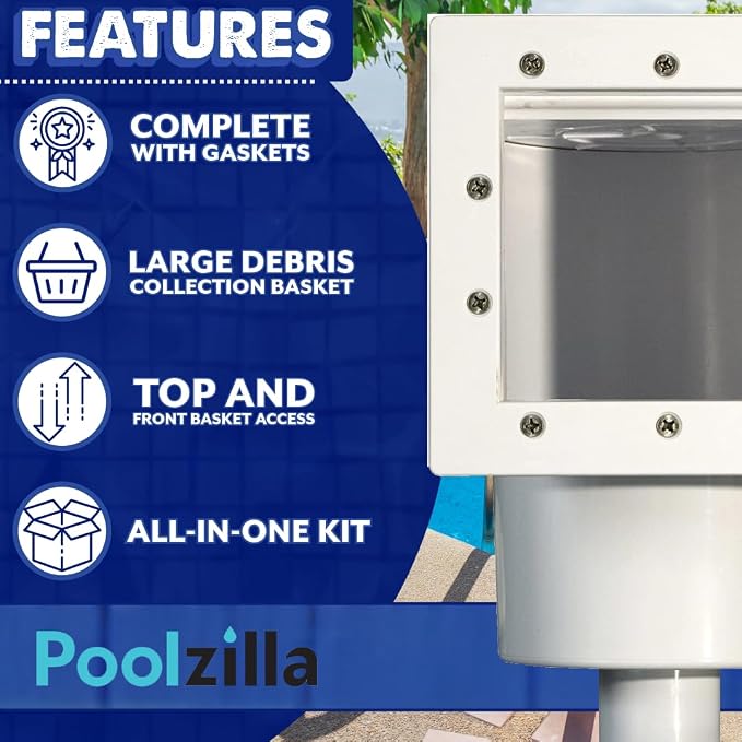 Kit Skimmer Completo para Piscina Elevada, Blanco miniatura 5