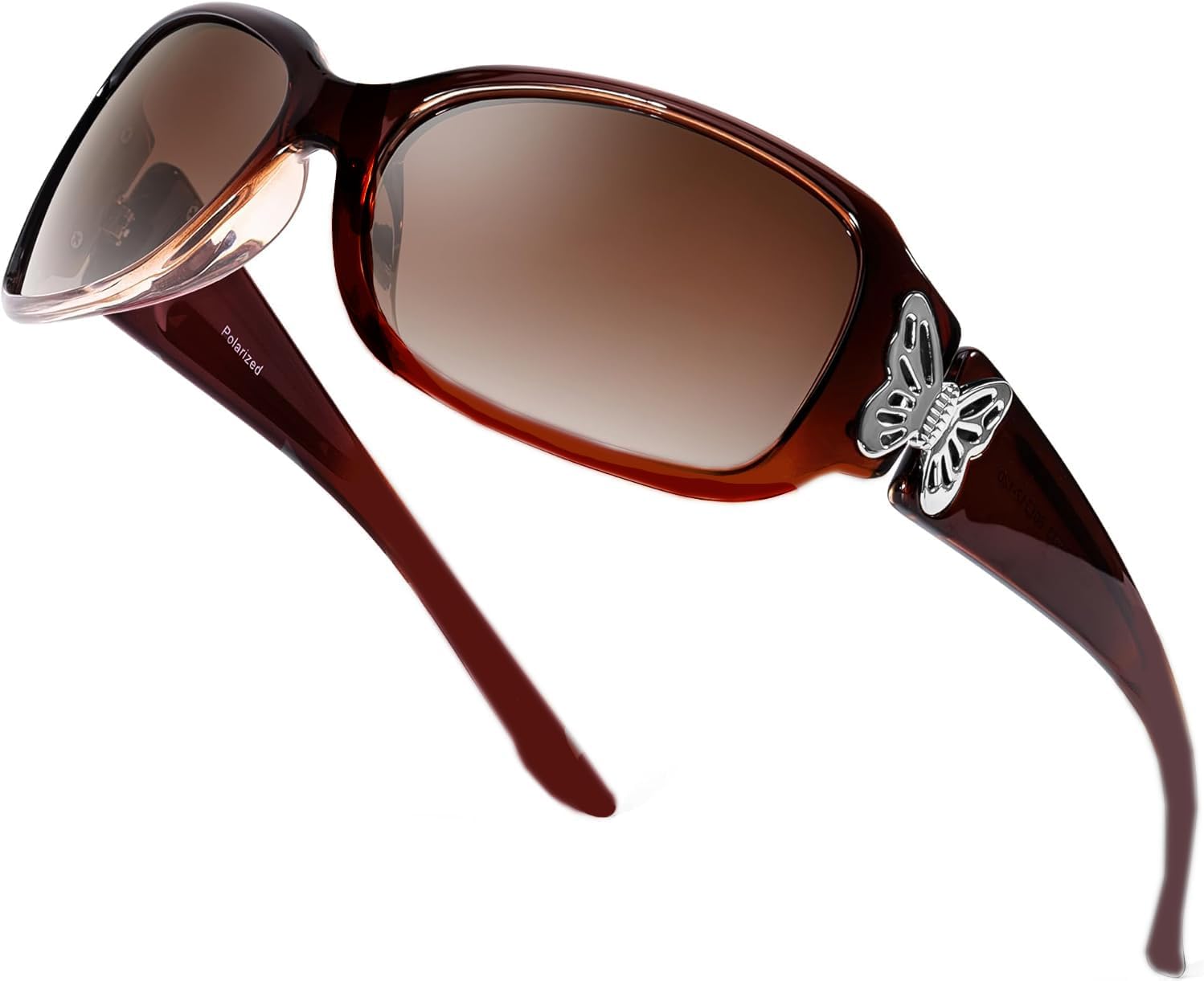 Polarized Sunglasses for Women - Premium Trendy Butterfly Sunglasses - HZ Series Mariposa Designer Fashion Sunglasses