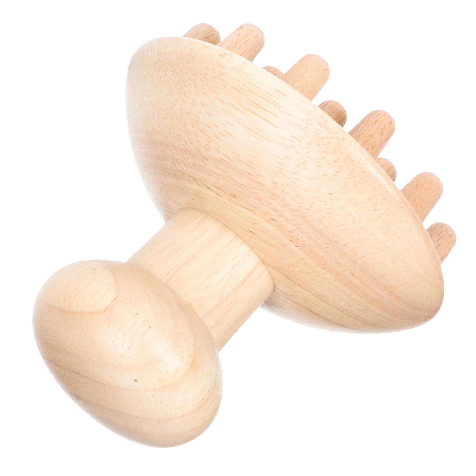 Healvian 2pezzi Pettine Massaggiatore Per Capelluto Legno Di Faggio Ergonomico Strumento Di Rilassamento Per Testa e Massaggiatore Acupoint Unico Design Elegante e Confortevole