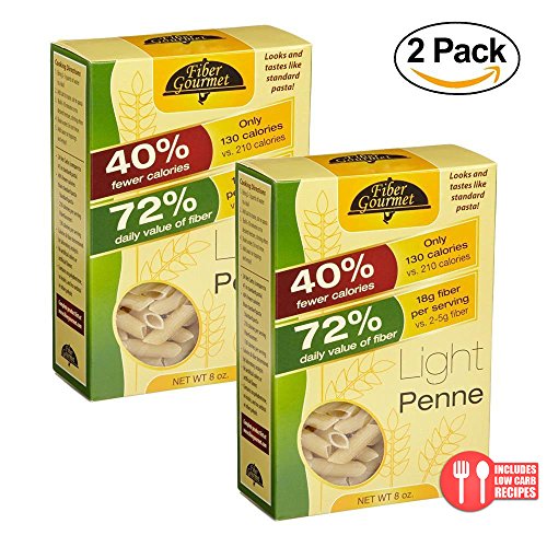 Value 2 Pack: FiberGourmet Light Low Carb Pasta and Noodles, 8 oz. (Penne)