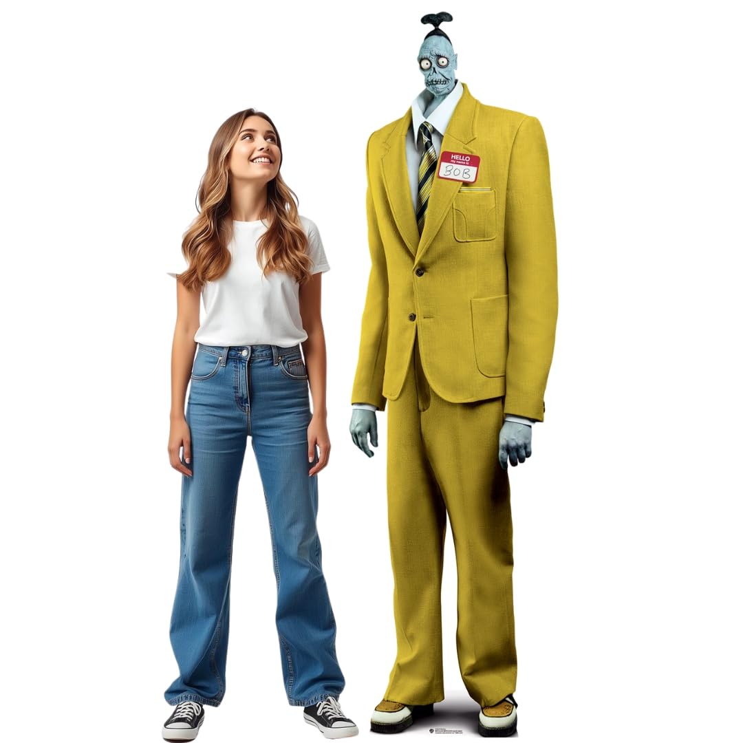 Star Cutouts SC4670 Shrinker Beetlejuice – Giant 195cm Lifesize Cardboard Cutout for Halloween, Parties & Movie Fans