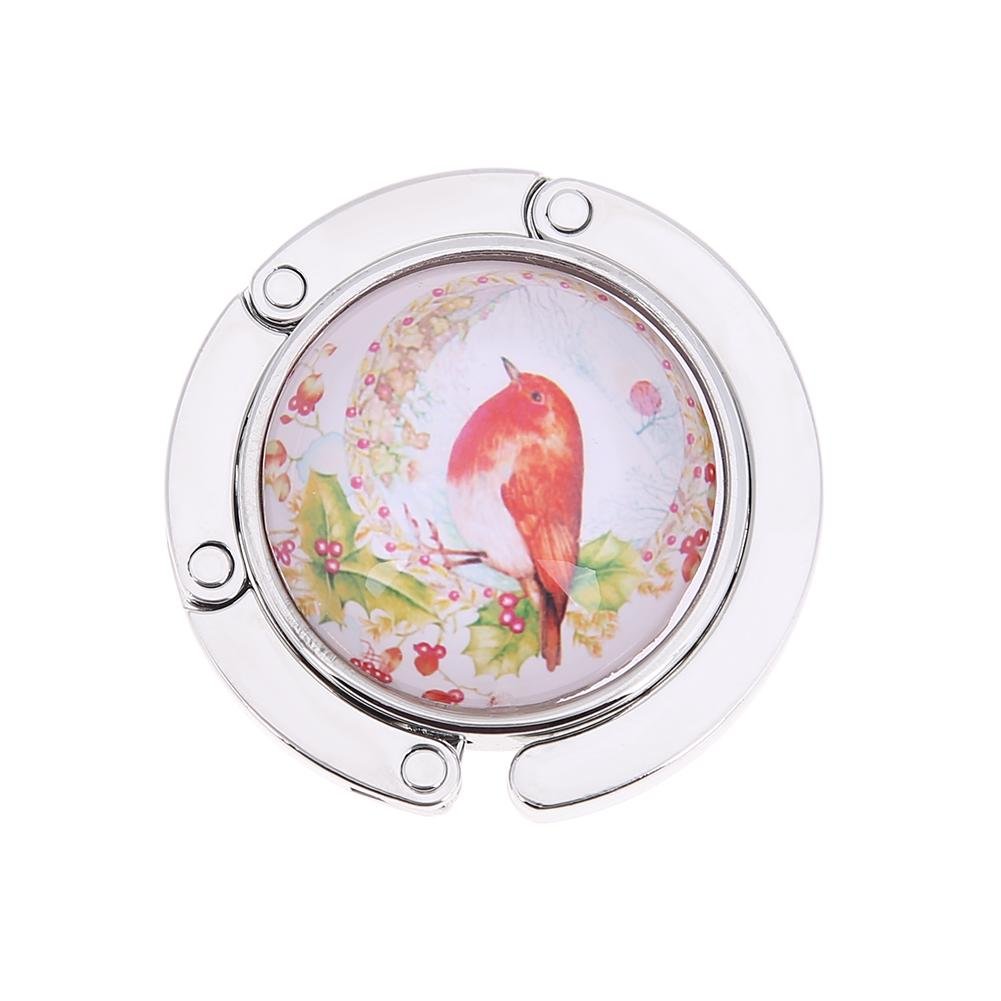 YIGEBAGYIGEBAG Women Handbag Tote Bag, Portable Handbag Hook Foldable Desk Bag Purse Metal Holder Hanger Gifts(B)