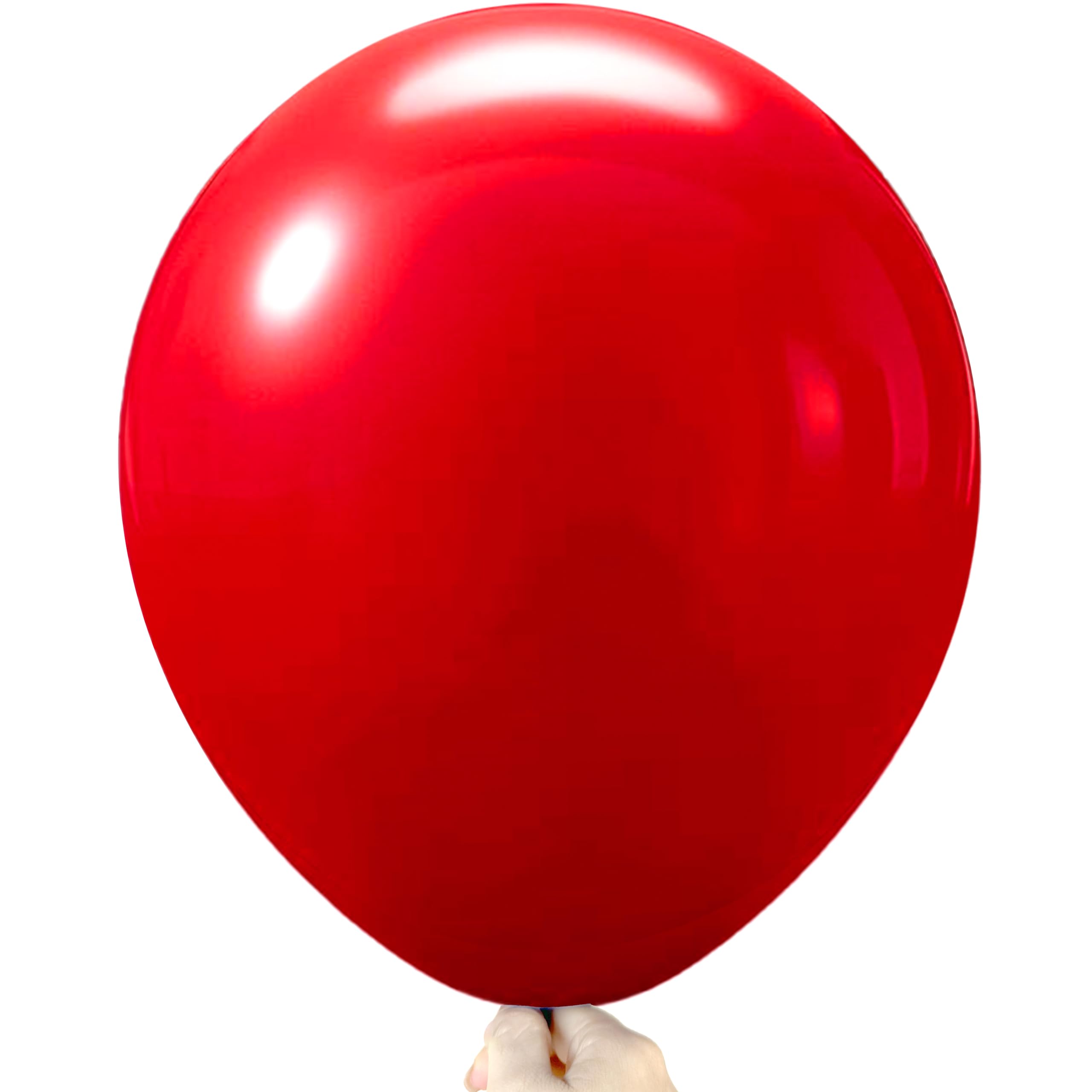 Firomi Red Balloons 18-inch 12 Pack Large Thicken (with 1 Ribbon)