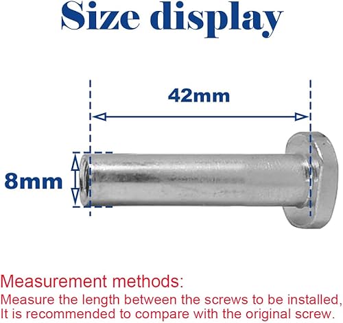 Miniatura 2 de OTFAITP Hex Lock Macho y Hembra Delantero Trasero Niños Scooter Piezas M8 Tornillos para 2-3-4-Rueda Kick Scooters Ejes Herramientas de Reparación