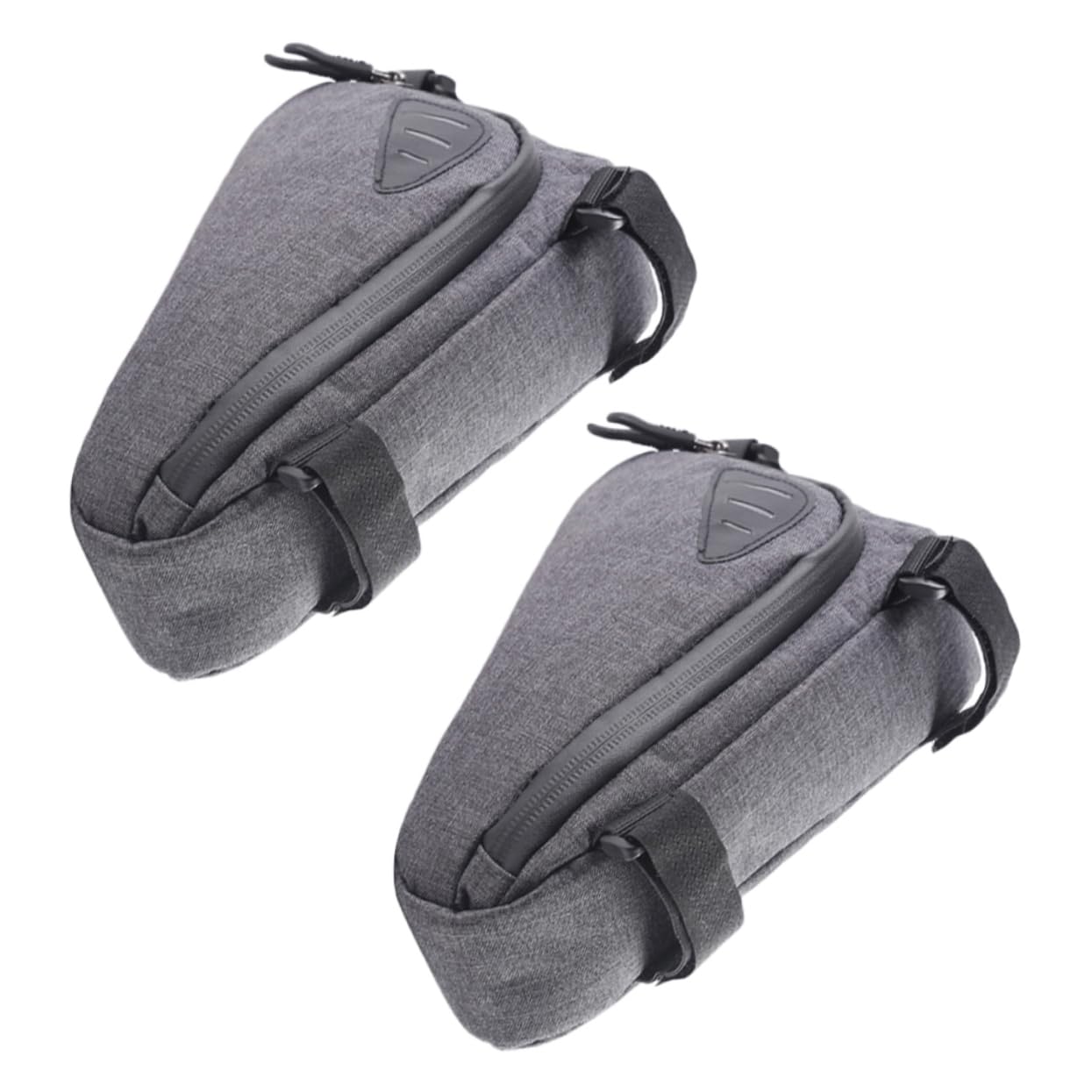 JOINPAYA 2pcs Bicycle Frame Bags Triangle Pouch for Mountain and Road Cycling Easy Installation User Friendly Design Reflective Storage for Bike Accessories