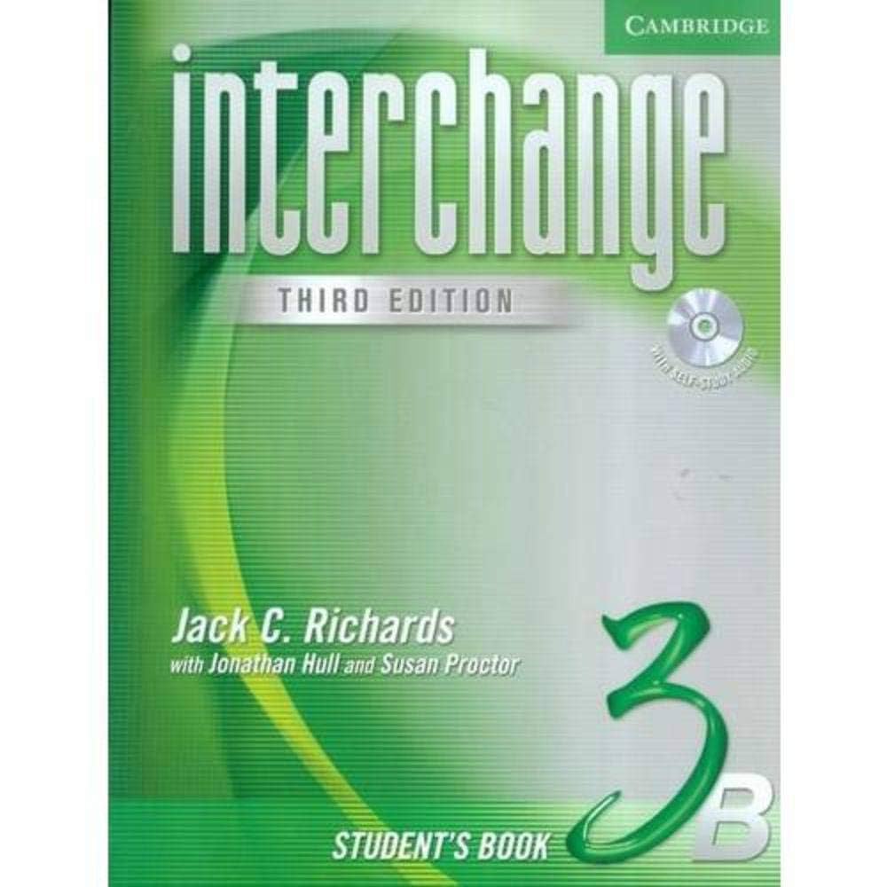 Interchange Student's Book 3B with Audio CD (Interchange