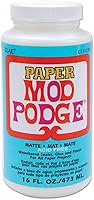 Vista 3 de Mod Podge Sellador a base de agua, pegamento y acabado para papel (8 onzas), CS11238 Acabado brillante