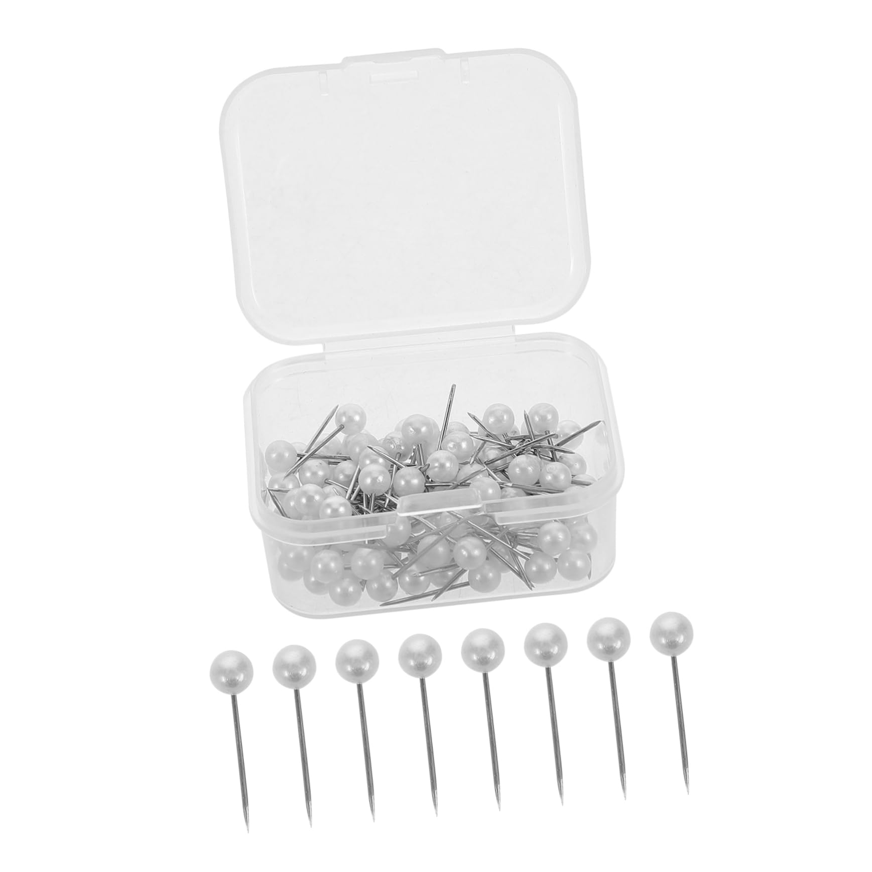 OSALADI 500pcs Sewing Pins for Fabric Knitting: Cross Stitch Positioning Needles - Metal Pins for Clothes Decoration Jewelry Making Wedding Ornaments