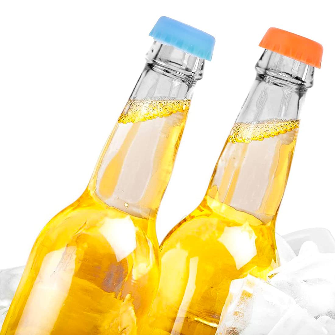 10 Pièces Bouchon Bouteille Vin Silicone Réutilisable Bouchon Vin, Bouchon Bouteille Vin Rigolo, ANTI-GOUTTE - BEC VERSEUR - La cave