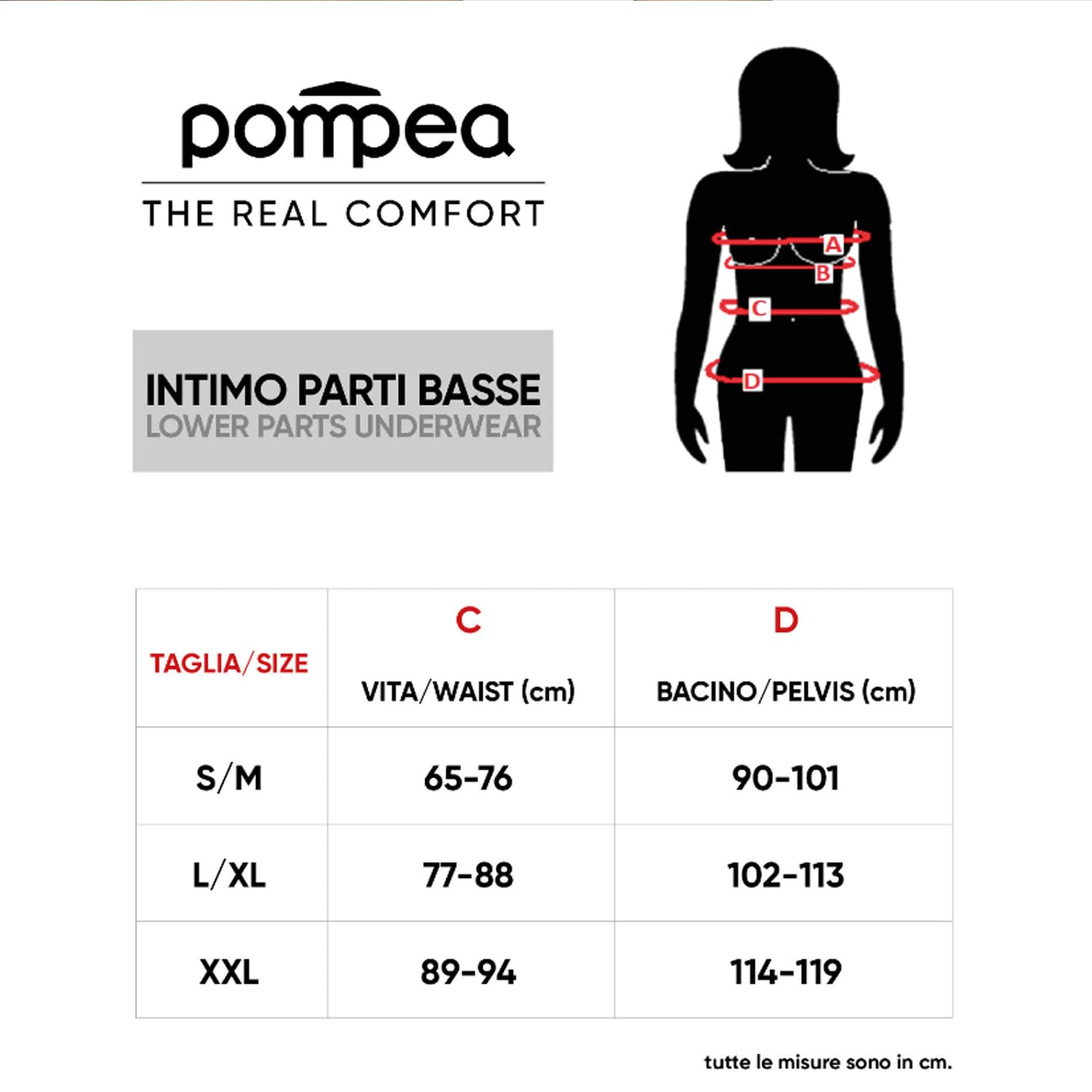 POMPEA Slip Seamless Ropa Interior (Pack de 5) para Mujer